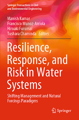 Couverture cartonnée Resilience, Response, and Risk in Water Systems de 