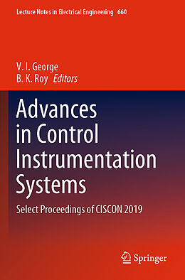 Kartonierter Einband Advances in Control Instrumentation Systems von 