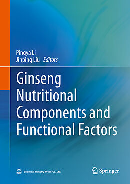 Livre Relié Ginseng Nutritional Components and Functional Factors de 