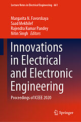 Livre Relié Innovations in Electrical and Electronic Engineering de 