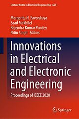 eBook (pdf) Innovations in Electrical and Electronic Engineering de 