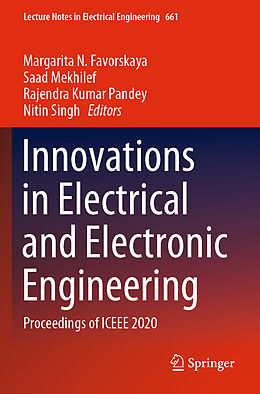 Couverture cartonnée Innovations in Electrical and Electronic Engineering de 