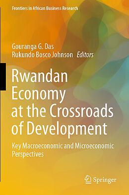 Couverture cartonnée Rwandan Economy at the Crossroads of Development de 