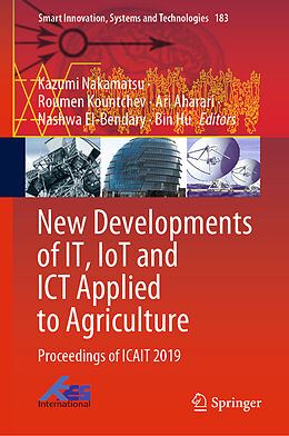 Livre Relié New Developments of IT, IoT and ICT Applied to Agriculture de 