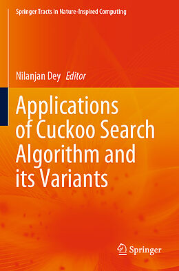 Couverture cartonnée Applications of Cuckoo Search Algorithm and its Variants de 