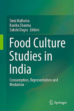 Livre Relié Food Culture Studies in India de 