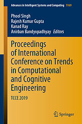 Couverture cartonnée Proceedings of International Conference on Trends in Computational and Cognitive Engineering de 