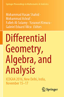 Couverture cartonnée Differential Geometry, Algebra, and Analysis de 