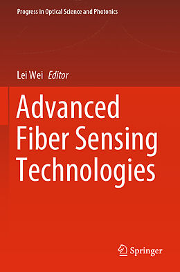 Couverture cartonnée Advanced Fiber Sensing Technologies de 