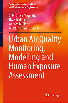 Livre Relié Urban Air Quality Monitoring, Modelling and Human Exposure Assessment de 