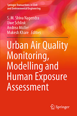 Couverture cartonnée Urban Air Quality Monitoring, Modelling and Human Exposure Assessment de 