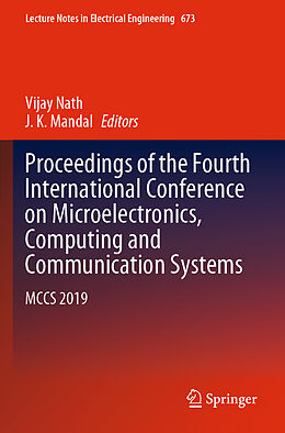 Couverture cartonnée Proceedings of the Fourth International Conference on Microelectronics, Computing and Communication Systems de 