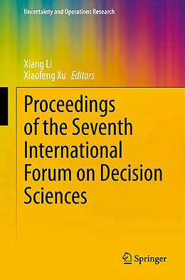 Livre Relié Proceedings of the Seventh International Forum on Decision Sciences de 