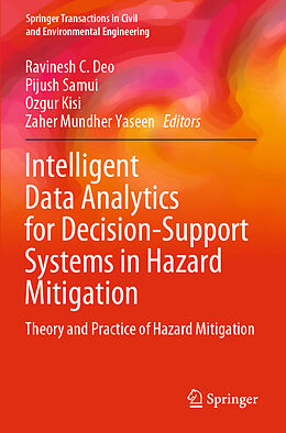 Couverture cartonnée Intelligent Data Analytics for Decision-Support Systems in Hazard Mitigation de 