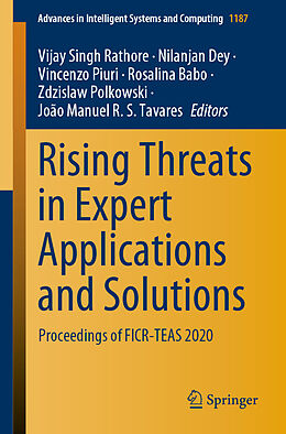 Kartonierter Einband Rising Threats in Expert Applications and Solutions von 