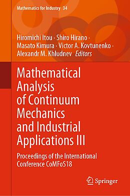 eBook (pdf) Mathematical Analysis of Continuum Mechanics and Industrial Applications III de 