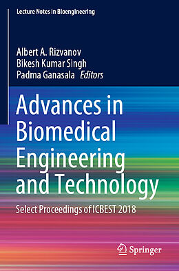 Couverture cartonnée Advances in Biomedical Engineering and Technology de 