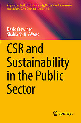 Couverture cartonnée CSR and Sustainability in the Public Sector de 