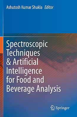 Couverture cartonnée Spectroscopic Techniques & Artificial Intelligence for Food and Beverage Analysis de 