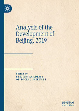 Livre Relié Analysis of the Development of Beijing, 2019 de 