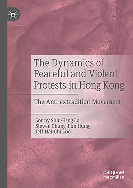 Couverture cartonnée The Dynamics of Peaceful and Violent Protests in Hong Kong de Sonny Shiu-Hing Lo, Jeff Hai-Chi Loo, Steven Chung-Fun Hung