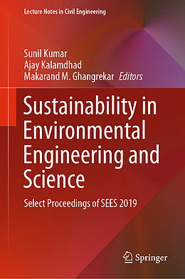 Livre Relié Sustainability in Environmental Engineering and Science de 