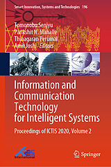 Livre Relié Information and Communication Technology for Intelligent Systems de 