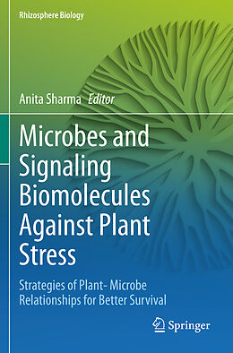 Couverture cartonnée Microbes and Signaling Biomolecules Against Plant Stress de 