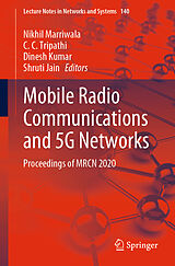 Couverture cartonnée Mobile Radio Communications and 5G Networks de 