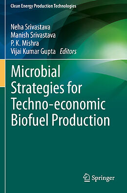 Couverture cartonnée Microbial Strategies for Techno-economic Biofuel Production de 