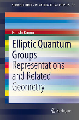 Kartonierter Einband Elliptic Quantum Groups von Hitoshi Konno