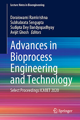 Livre Relié Advances in Bioprocess Engineering and Technology de 