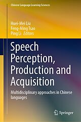 eBook (pdf) Speech Perception, Production and Acquisition de 