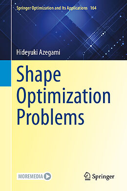 Livre Relié Shape Optimization Problems de Hideyuki Azegami