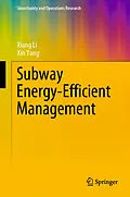 E-Book (pdf) Subway Energy-Efficient Management von Xiang Li, Xin Yang
