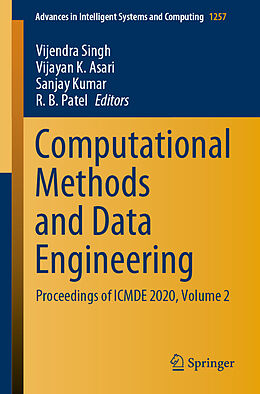 Kartonierter Einband Computational Methods and Data Engineering von 