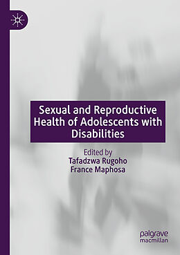 Couverture cartonnée Sexual and Reproductive Health of Adolescents with Disabilities de 