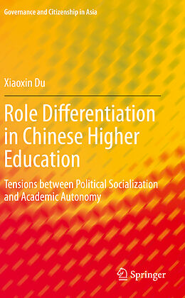 Couverture cartonnée Role Differentiation in Chinese Higher Education de Xiaoxin Du