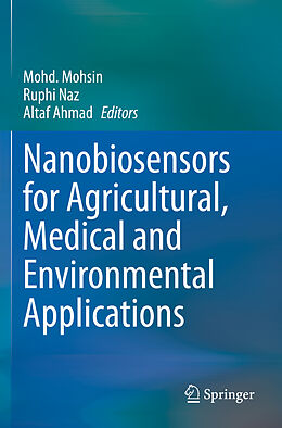 Couverture cartonnée Nanobiosensors for Agricultural, Medical and Environmental Applications de 