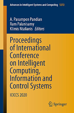 Kartonierter Einband Proceedings of International Conference on Intelligent Computing, Information and Control Systems von 