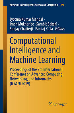 Kartonierter Einband Computational Intelligence and Machine Learning von 