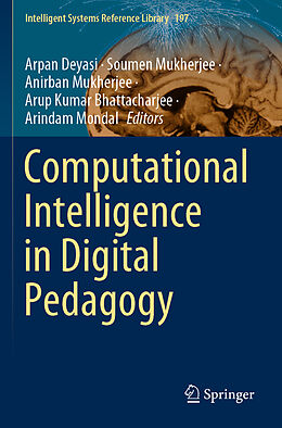 Couverture cartonnée Computational Intelligence in Digital Pedagogy de 