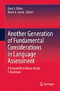 E-Book (pdf) Another Generation of Fundamental Considerations in Language Assessment von 