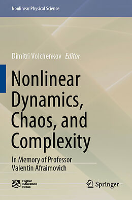 Kartonierter Einband Nonlinear Dynamics, Chaos, and Complexity von 