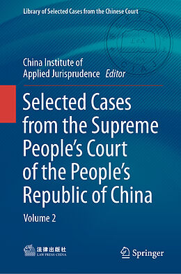 Fester Einband Selected Cases from the Supreme People s Court of the People s Republic of China von 