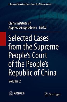E-Book (pdf) Selected Cases from the Supreme People's Court of the People's Republic of China von 