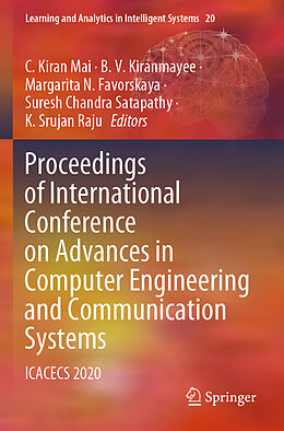 Kartonierter Einband Proceedings of International Conference on Advances in Computer Engineering and Communication Systems von 