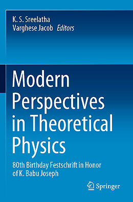 Kartonierter Einband Modern Perspectives in Theoretical Physics von 