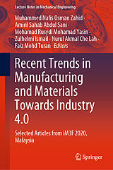 eBook (pdf) Recent Trends in Manufacturing and Materials Towards Industry 4.0 de 