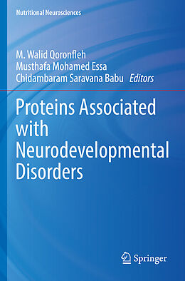 Couverture cartonnée Proteins Associated with Neurodevelopmental Disorders de 